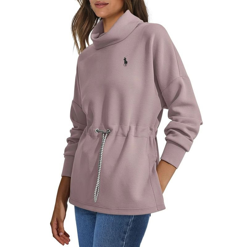 Pullover da Donna Dolcevita con Coulisse in Vita