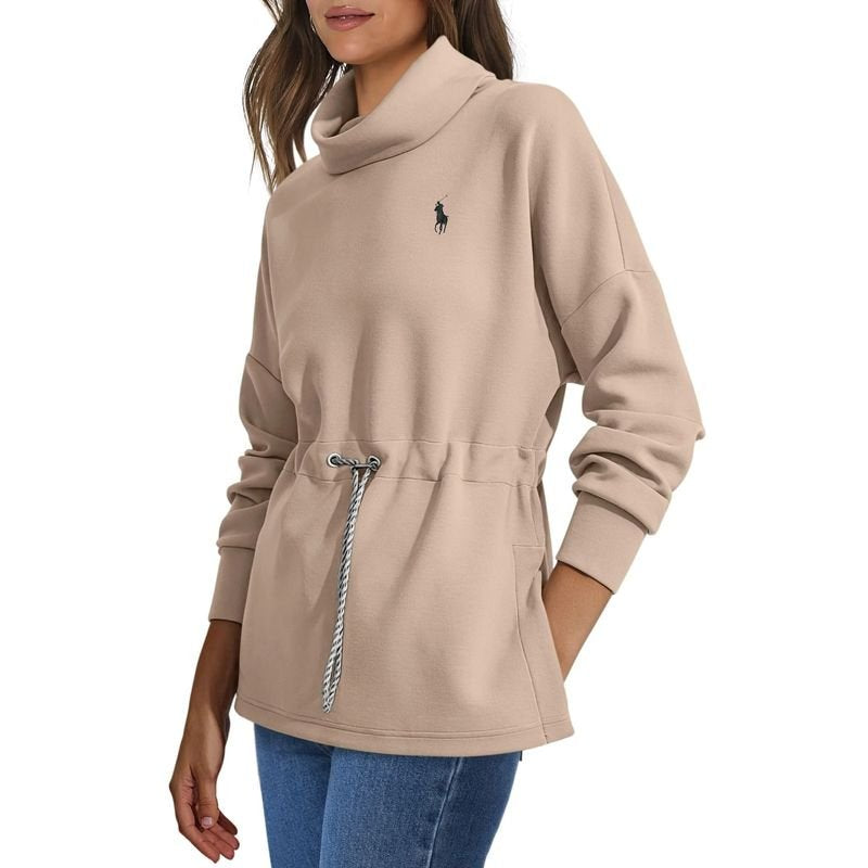 Pullover da Donna Dolcevita con Coulisse in Vita